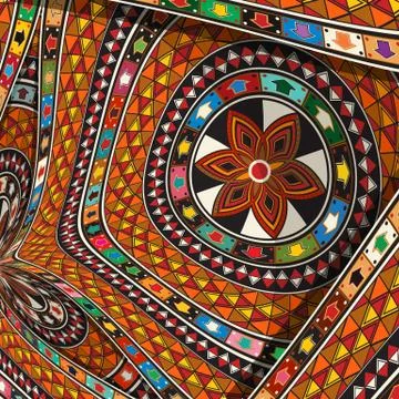 Abstract decorative background 18 Illustrazione stock