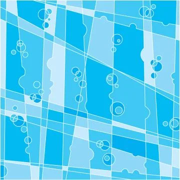 Abstract decorative Blue cyan path structure, modern background. Stock Illustration