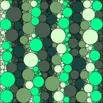 Abstract decorative color Circles of different sizes and colors are randomly pla Stock Illustration