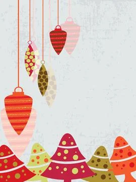 Abstract decorative elements with grungy background Illustrazione stock