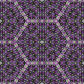 Abstract decorative floral pattern Stock Illustration