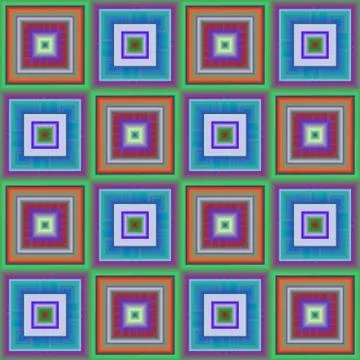 Abstract decorative geometric background. Seamless colorful pattern. Stockillustratie