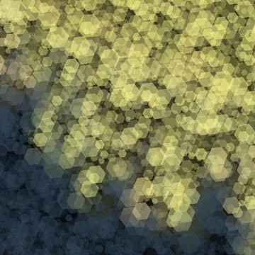 Abstract decorative illustration of hexagon Grid shape mosaic pattern with multi Illustrazione stock