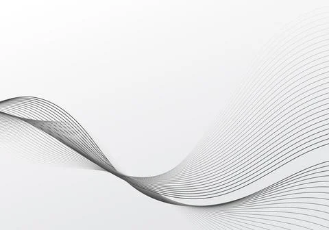 Abstract decorative lines mesh pattern of white simple template. イラスト素材