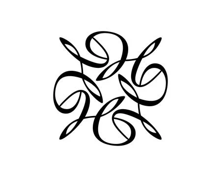 Abstract decorative logo icon template Stock-Illustration
