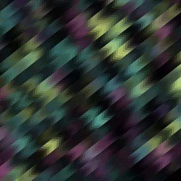 Abstract decorative multicolored zigzag Geometric pattern with gradient illustra Illustrazione stock