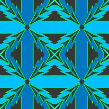 Abstract decorative patterns backgrounds. 3d illustration Stock Illustration