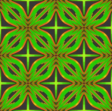 Abstract decorative patterns backgrounds. 3d illustration Stock Illustration