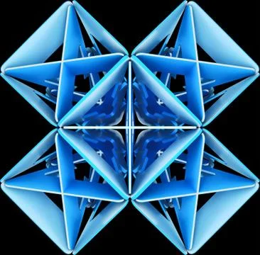 Abstract decorative patterns backgrounds. 3d illustration イラスト素材