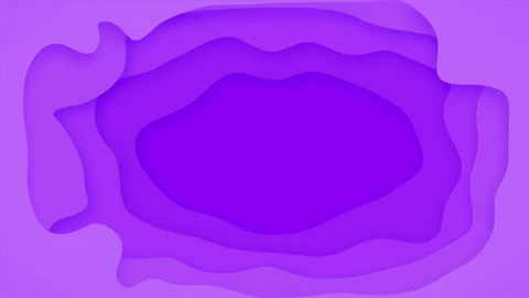 Abstract decorative purple clouds frame in paper cut style.2d looped background 動画素材 164879737