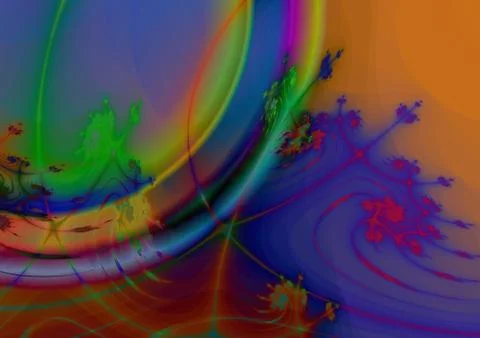 Abstract decorative raster background in standard A3 dimensions Illustrazione stock