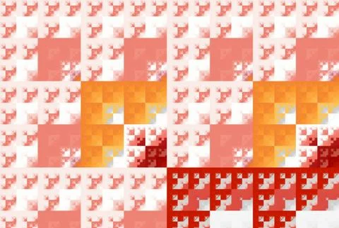 Abstract decorative red squares background Stock Illustration