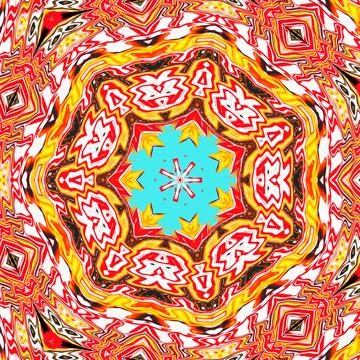 Abstract decorative texture. Modern pattern. metal mosaic on a colored backgr Stock Illustration