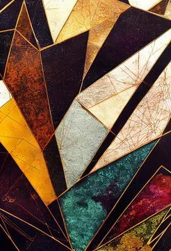 Abstract decorative tiffany glass pattern 스톡 일러스트