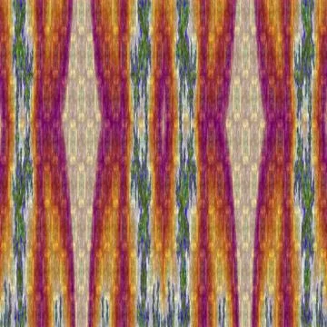 Abstract decorative tile with strip patterns in autumn colors Stock Illustration