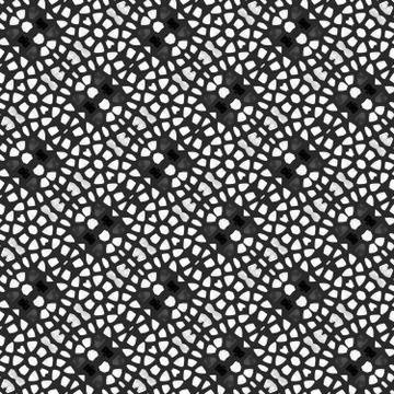 Abstract decorative tileable mosaic background Stock Illustration