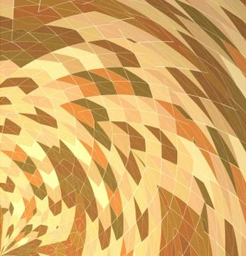 Abstract decorative triangles background on canvass Stock Illustration