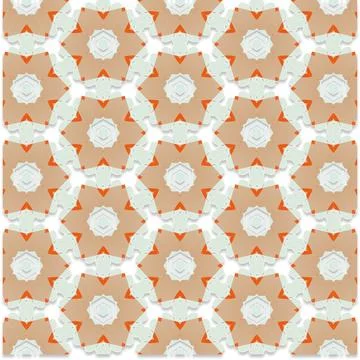 Abstract Decorative Vector Pattern Colorful Geometric Design Stock Illustration