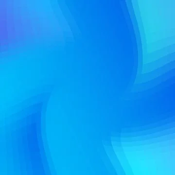 Abstract Deep Blue and Cyan Mosaic Swirl Background Stock Illustration