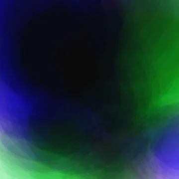 Abstract Deep Blue and Emerald Green Digital Watercolor Painting with Artis.. Illustrazione stock