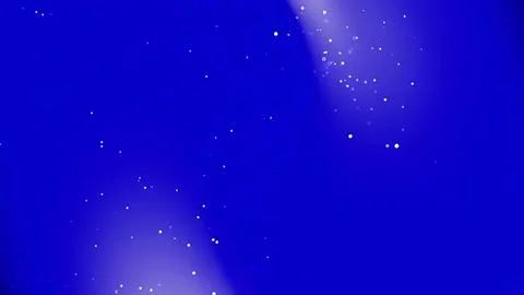 Abstract Deep Blue Background with Glowing White Particles and Soft Light B.. Stock Illustration