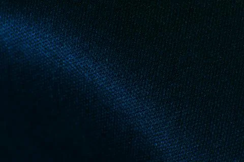 Abstract deep blue fabric texture with light and shadow details Stock Photos