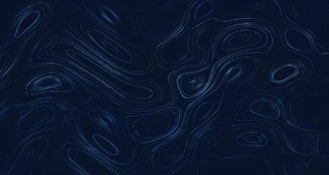 Abstract deep blue flow pattern on dark background 库存插图