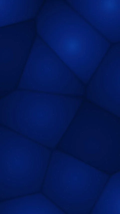 Abstract Deep Blue Geometric Pattern with Floating Particles Stock-Footage 338394951