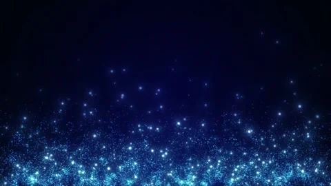 Abstract Deep Blue Glitter Particle Floor and Light Bounce Stock Footage 320931211