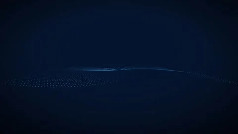 Abstract deep-blue interference ripple dot matrix background 库存影片 342637712