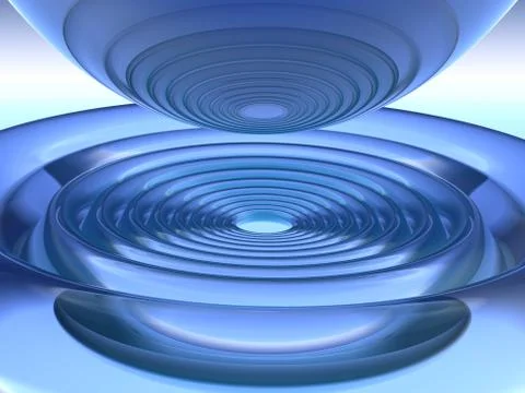 Abstract deep blue ripple Stock Illustration