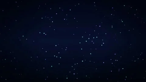 Abstract deep blue space background with shimmering stars and cosmic dust Stock Footage 346201973