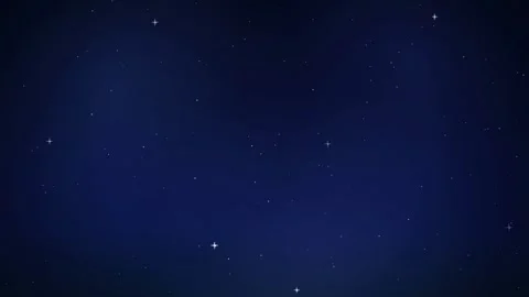 Abstract deep blue space background with twinkling stars and soft cosmic nebula Stock Footage 346216555
