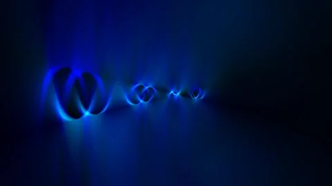 Abstract Deep Blue  Vortex Motion Background Stock Footage 277333172