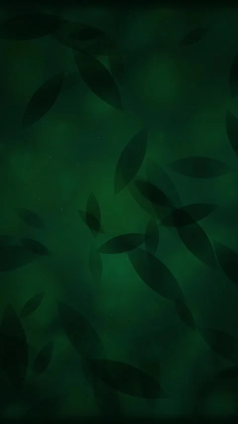 Abstract deep green leaf overlay background video motion graphics Stock Footage 345492240