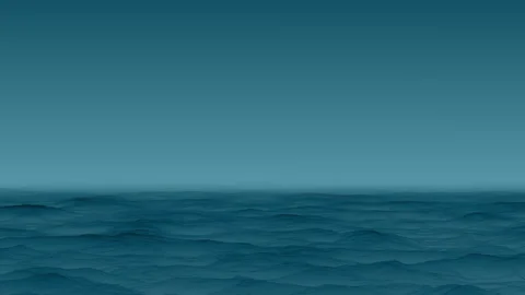 Abstract deep ocean waves Stock Footage 309453061