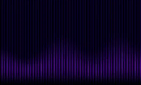Abstract deep purple background with vertical 3D stripes and soft wavy ligh.. 库存插图