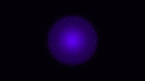 Abstract deep purple light pulsating effect with neon glowing circle motion.. Stock Footage 341658554