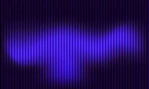 Abstract deep purple vertical lines pattern with glowing violet light wave Illustrazione stock