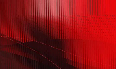 Abstract Deep Red Vertical Line Pattern with Grainy Texture Illustrazione stock