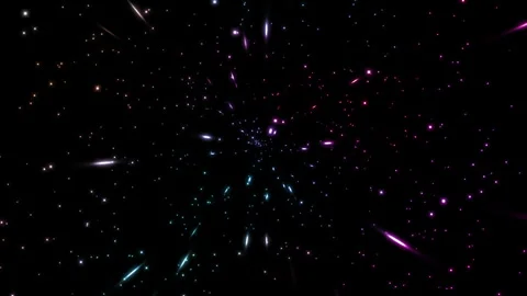 Abstract Deep Space Background Loop Stock Footage 258844367