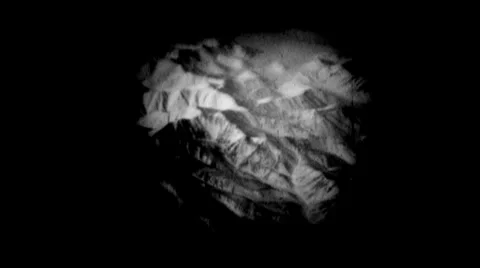 Abstract Deep Space Moon Lunar Landscape Imagery 5 - Vintage Super8 Film Video stock 8963975