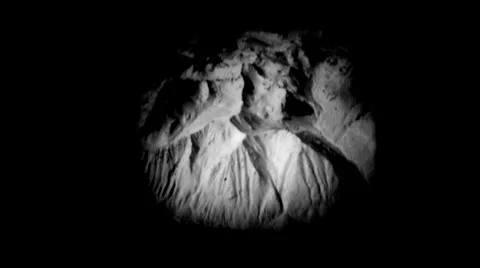 Abstract Deep Space Moon Lunar Landscape Imagery 4 - Vintage Super8 Film Stock Footage 8963981