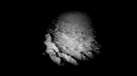 Abstract Deep Space Moon Lunar Landscape Imagery 2 - Vintage Super8 Film Stock Footage 8969302
