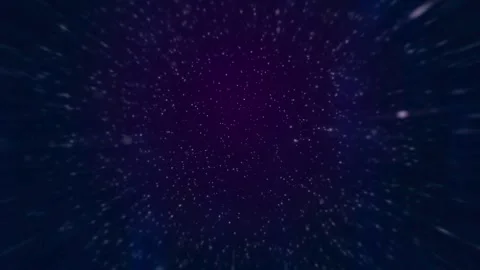 Abstract deep space travel through star field Stock Footage 336050247