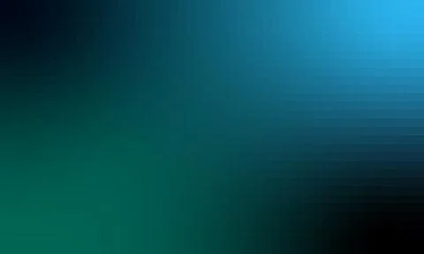 Abstract deep teal and cyan gradient pixelated background Stockillustratie