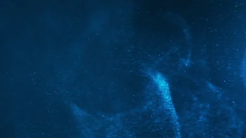 Abstract Defocuse blue particles background. Stock Footage 312916462