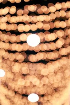 Abstract defocused background of nightlights Stock Photos