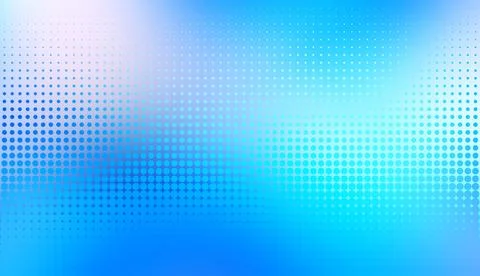Abstract defocused horizontal background with pop art halftone dots. Vector イラスト素材