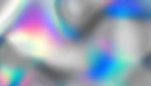 Abstract defocused horizontal background with pop art halftone dots. Soft gra Stock Illustration